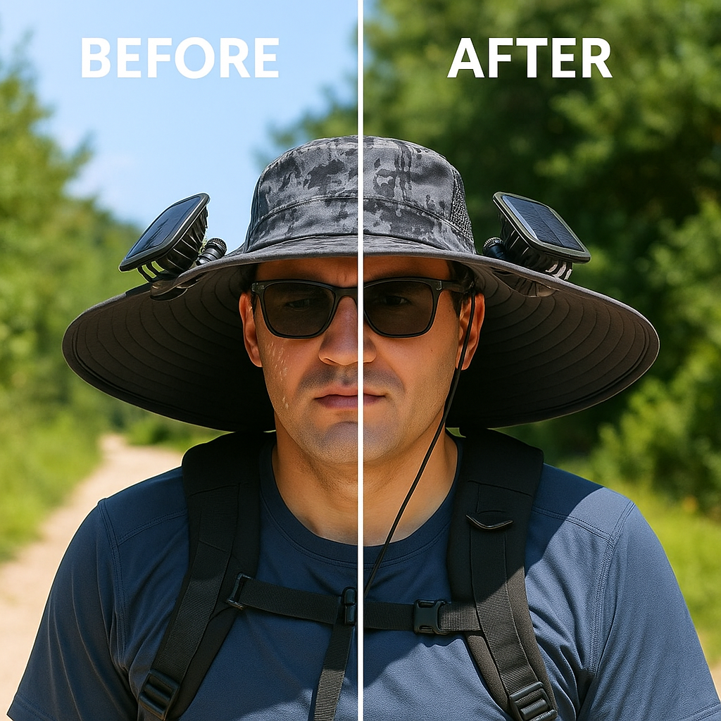 SolaVent™ Solar Hat