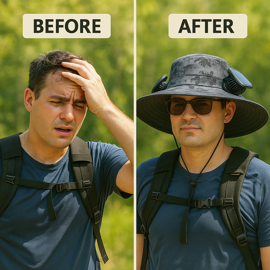 SolaVent™ Solar Hat