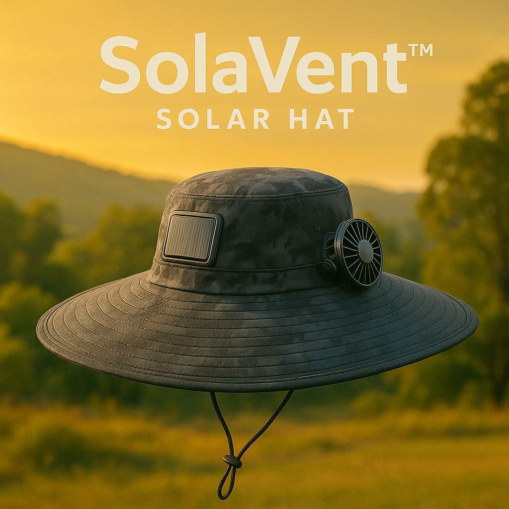 SolaVent™ Solar Hat